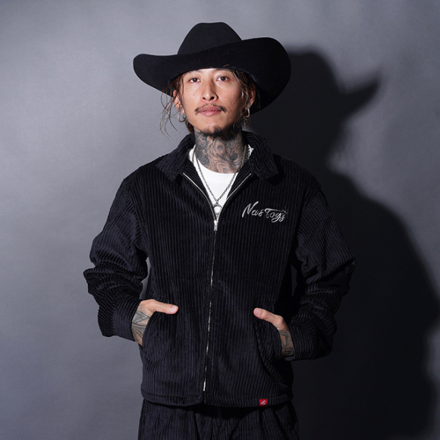 NASTOYS/ナストイズ「3.5W Corduroy Swing Top Jakcet / BLACK」コーデュロイスウィングトップジャケット