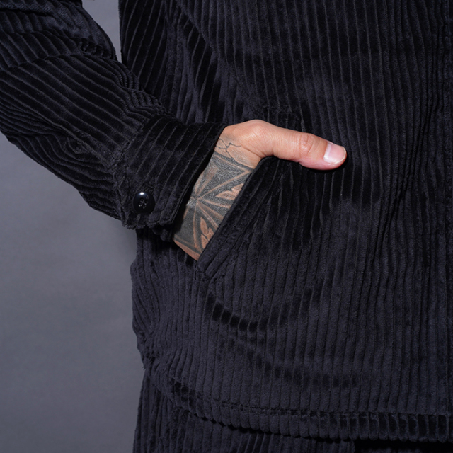 NTJ-250102 /「3.5W Corduroy Swing Top Jakcet / BLACK」コーデュロイ