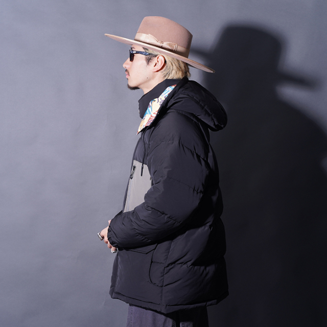 WRD5301 /「THE SPUTNIKS - DOWN JACKET / BLACK」ダウンジャケット