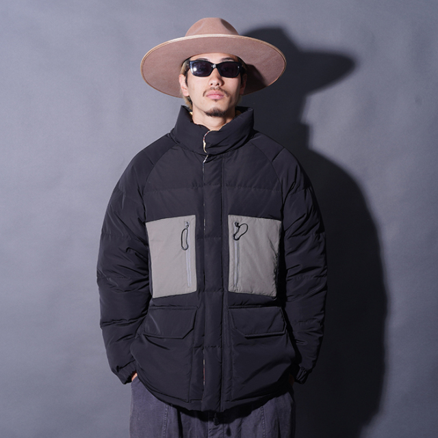 WRD5301 /「THE SPUTNIKS - DOWN JACKET / BLACK」ダウンジャケット