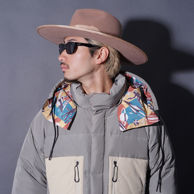 WRD5301 /「THE SPUTNIKS - DOWN JACKET / MOSS GREEN」ダウンジャケット