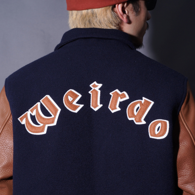 WRD5302 /「Weirdo - STADIUM JACKET / NAVY」スタジアムジャケット