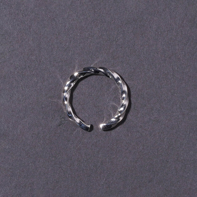 【予約商品】NASTOYS/ナストイズ「Twist-RING SMALL」925製シルバーリング