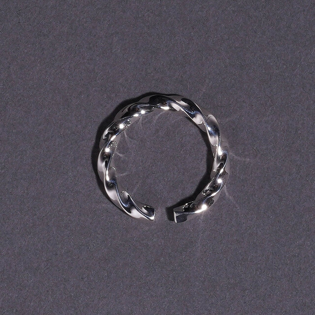 【予約商品】NASTOYS/ナストイズ「Twist-RING LARGE」925製シルバーリング