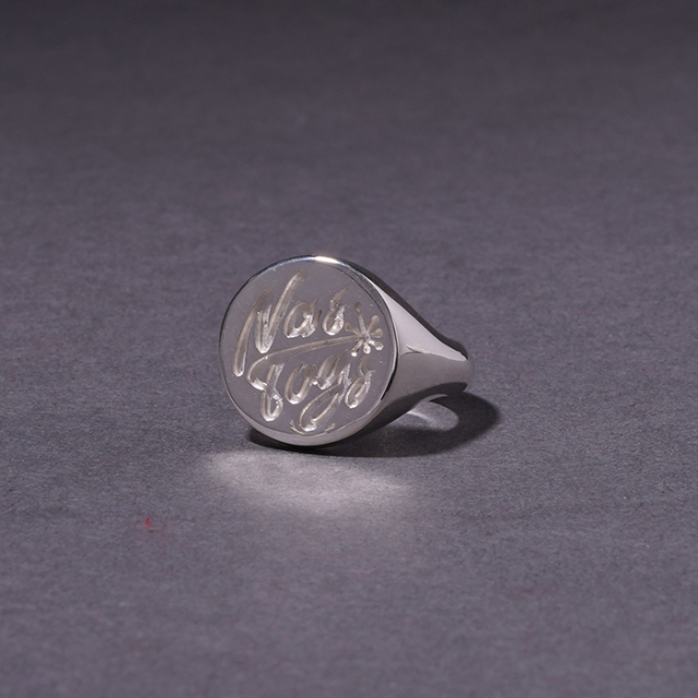 NASTOYS/ナストイズ「Circle Logo Ring」925製シルバーリング