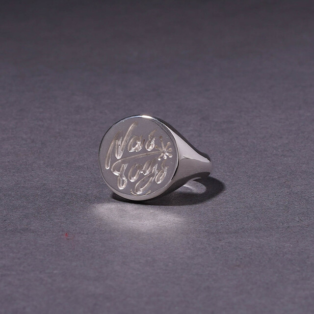 【予約商品】NASTOYS/ナストイズ「Circle Logo Ring」925製シルバーリング