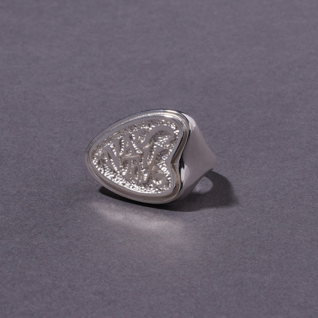 NASTOYS/ナストイズ「Mid-Century Plate Ring "SILVER"」925製シルバーリング
