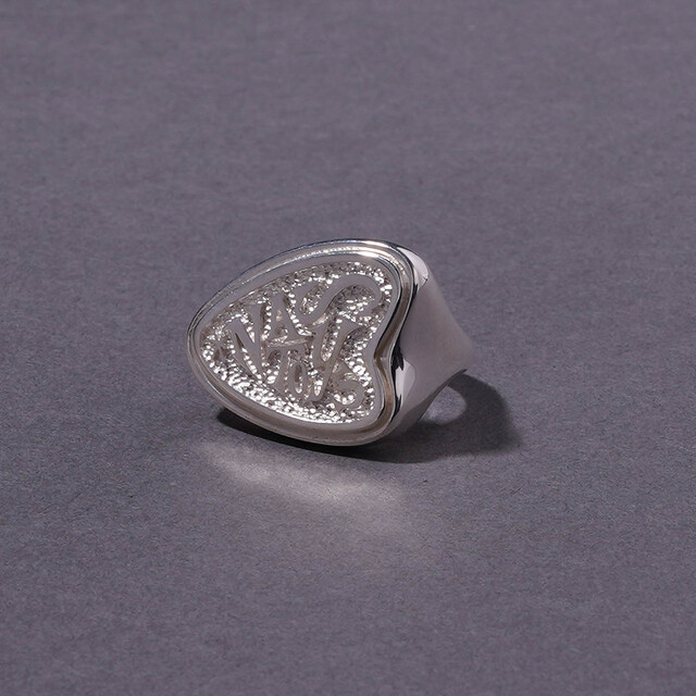 【予約商品】NASTOYS/ナストイズ「Mid-Century Plate Ring "SILVER"」925製シルバーリング