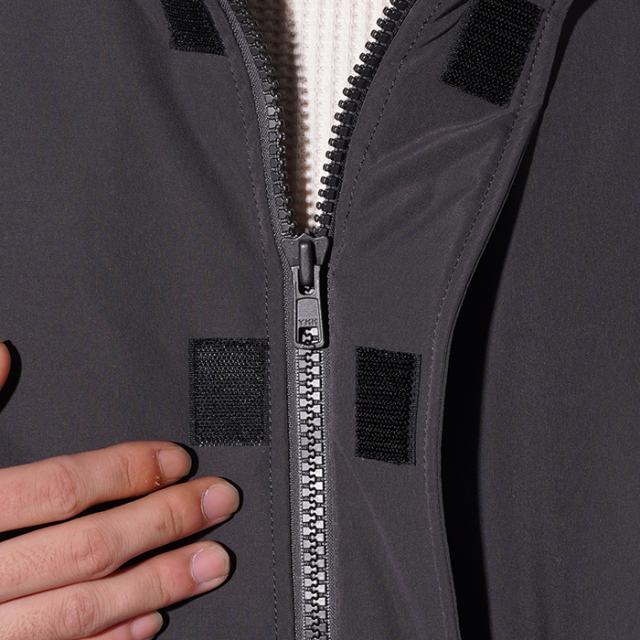 TRMN-504 /「“MONOCHROME” Shipboard Jacket / CHARCOAL」シンサレート
