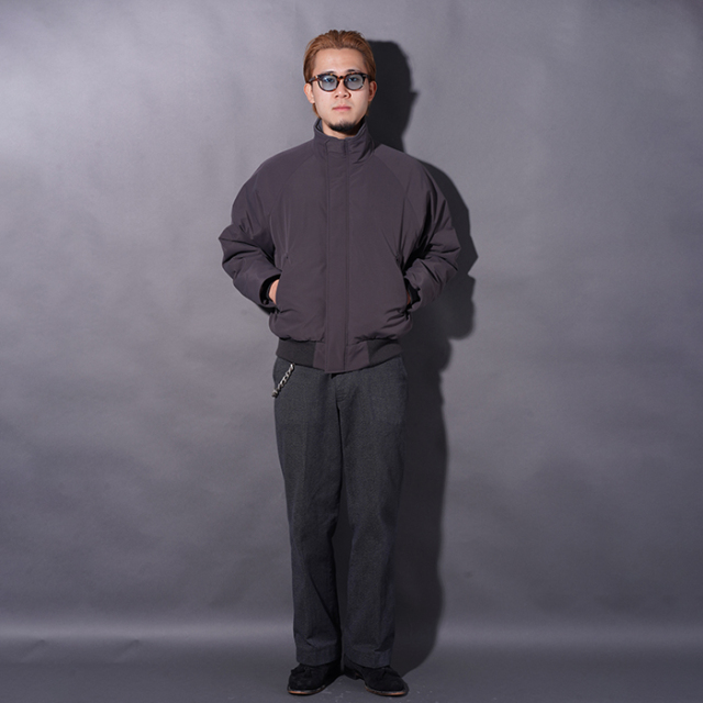 TRMN-504 /「“MONOCHROME” Shipboard Jacket / CHARCOAL」シンサレート
