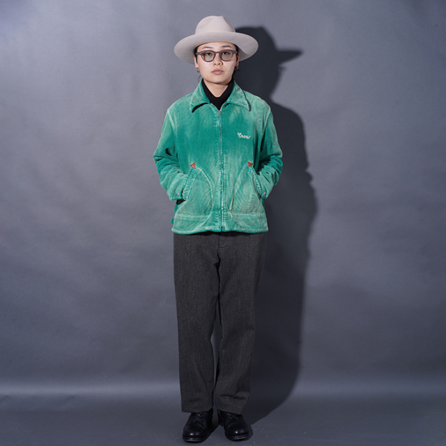 ジャケット・アウター OLD CROW BLACKBIRDS SPORTS JACKET GREEN OC5305 /「BLACKBIRDS - SPORTS JACKET / GREEN」コーデュロイスポーツ