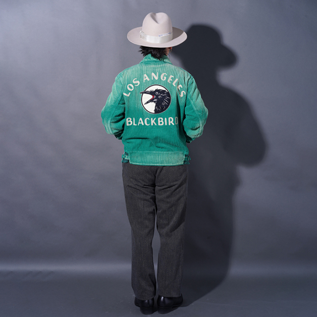 ジャケット・アウター OLD CROW BLACKBIRDS SPORTS JACKET GREEN OC5305 /「BLACKBIRDS - SPORTS JACKET / GREEN」コーデュロイスポーツ