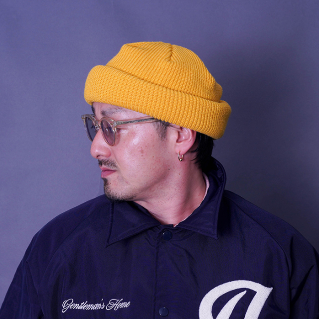 NTH-250202 /「2Roll Knit Cap / YELLOW」ニット帽