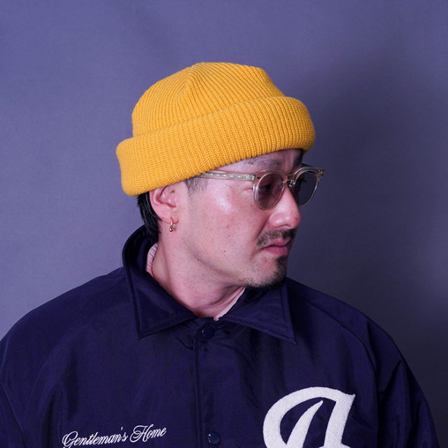 NTH-250202 /「2Roll Knit Cap / YELLOW」ニット帽