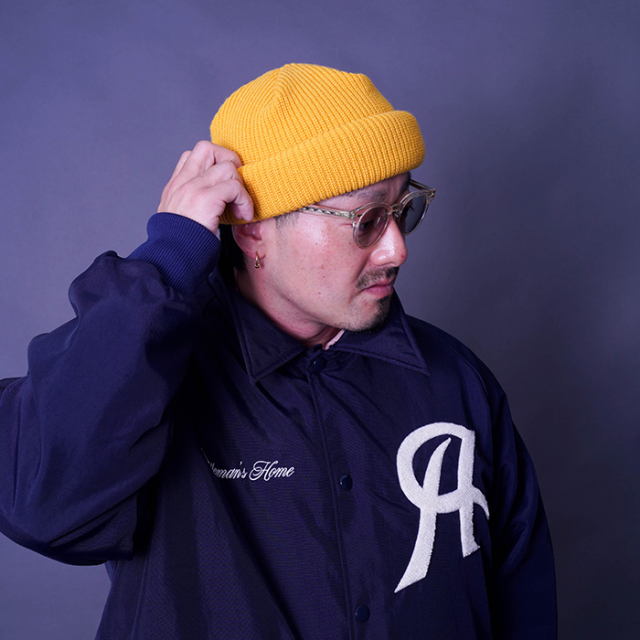 NTH-250202 /「2Roll Knit Cap / YELLOW」ニット帽