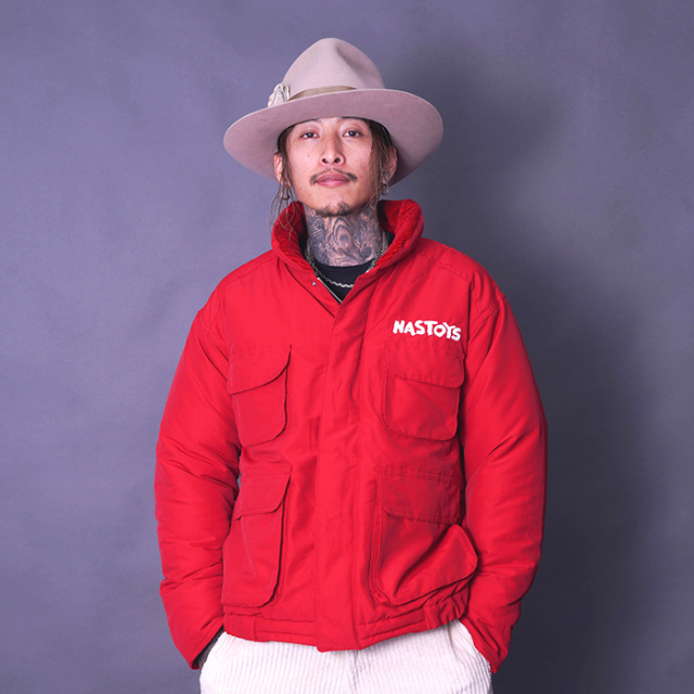 NASTOYS/ナストイズ「60/40 CLOTH Hunting Jacket / RED」60/40クロス
