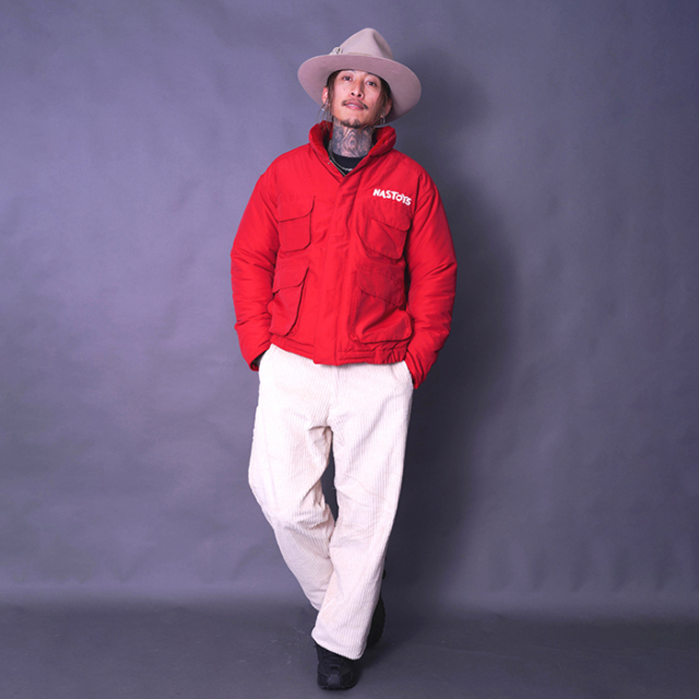 NASTOYS/ナストイズ「60/40 CLOTH Hunting Jacket / RED」60/40クロス