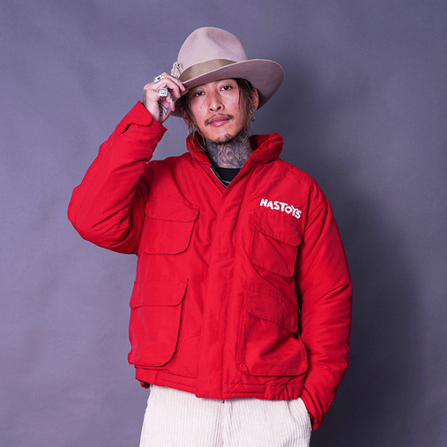 NASTOYS/ナストイズ「60/40 CLOTH Hunting Jacket / RED」60/40クロスハンティングジャケット