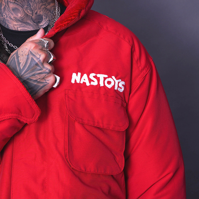 NTJ-250302 /「6/4 CLOTH Hunting Jacket / RED」6/4クロス