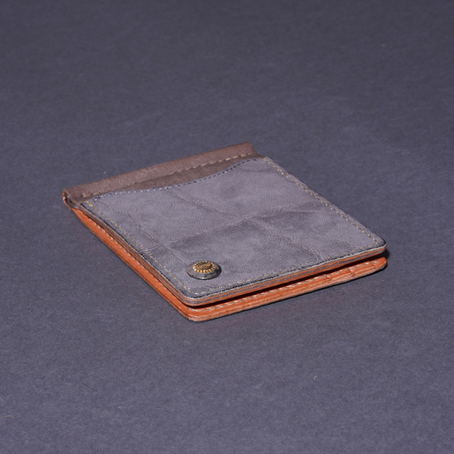 MOTO / モト「MC1 ELEPHANT LEATHER MONEY CLIP / GRAY」エレファント