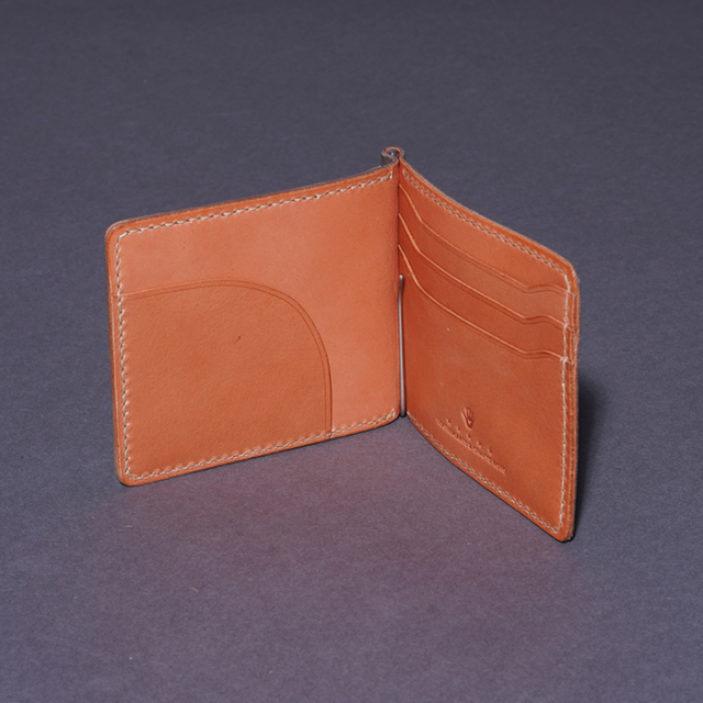 MOTO / モト「MC1 ELEPHANT LEATHER MONEY CLIP / GRAY」エレファント
