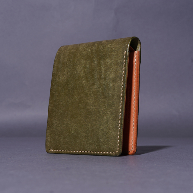 MOTO / モト「W1 ELEPHANT LEATHER SHORT WALLET / GREEN