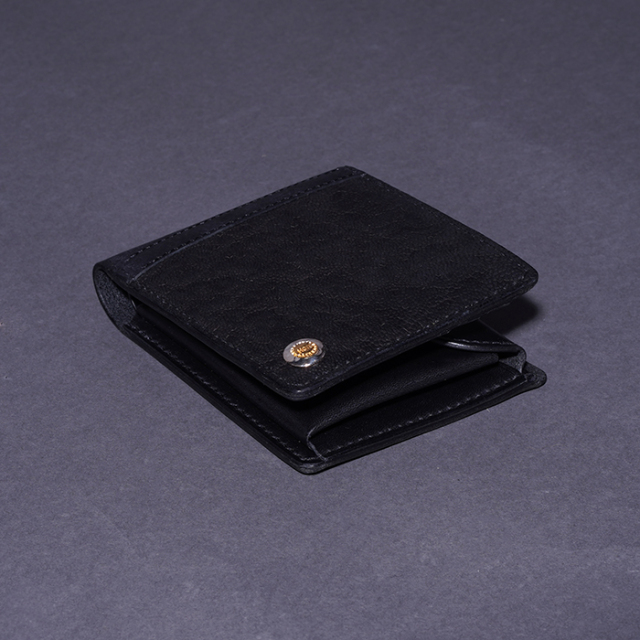 MOTO / モト「W1 ELEPHANT LEATHER SHORT WALLET / BLACK