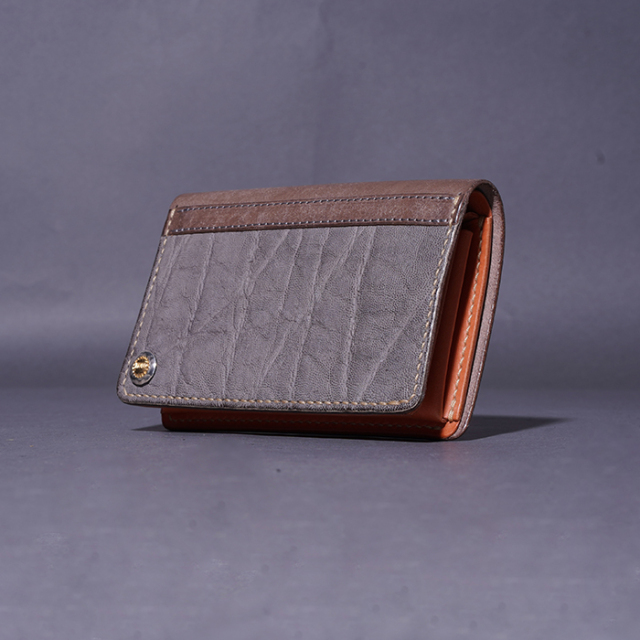 MOTO / モト「W2 ELEPHANT MIDDLE WALLET / GRAY」エレファントミドルウォレット