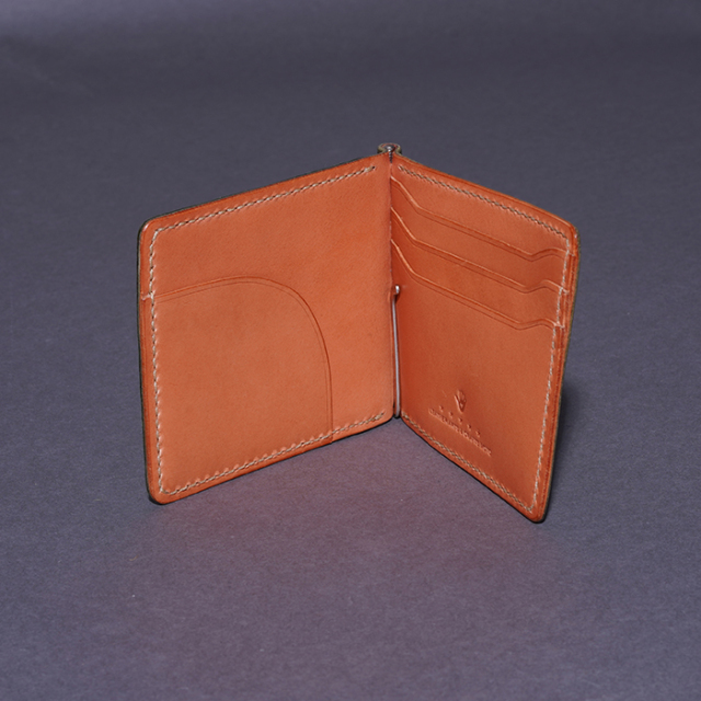 MOTO / モト「MC1 ELEPHANT LEATHER MONEY CLIP / GREEN」エレファント