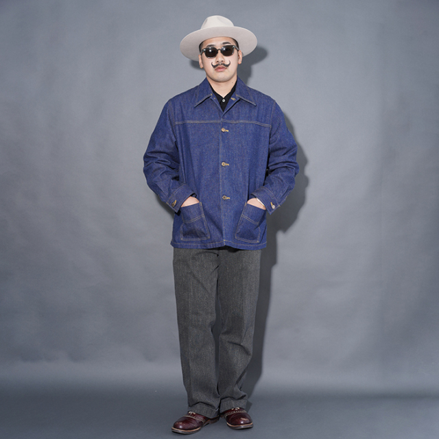 BYGH6102 /「GLADDEN - DENIM COVERALL / INDIGO」デニムカバーオール