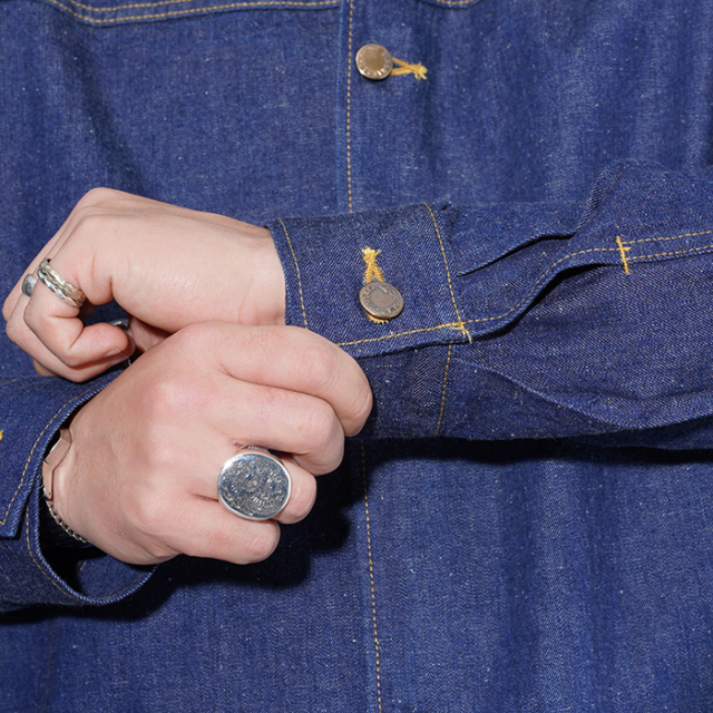 BY GLADHAND デニム ビンテージカバーオール BYGH6102 /「GLADDEN - DENIM COVERALL / INDIGO」デニムカバーオール