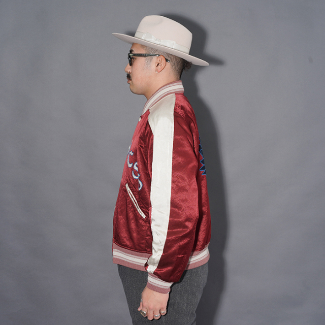OLD CROW/オールドクロー「FLYING WHEELS - CLUB JACKET / BURGUNDY