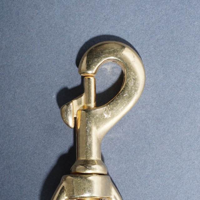 GLAD HAND/グラッドハンド「SWIVEL SNAP KEY / BRASS」真鍮製キーホルダー