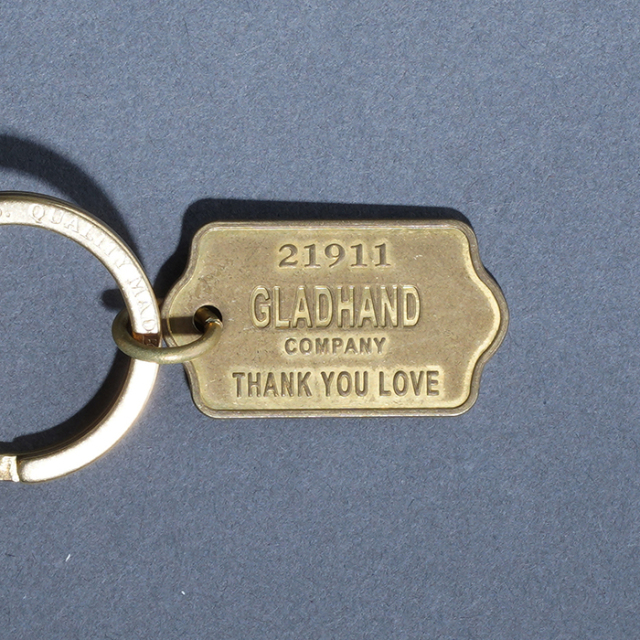 GLAD HAND/グラッドハンド「SWIVEL SNAP KEY / BRASS」真鍮製キーホルダー