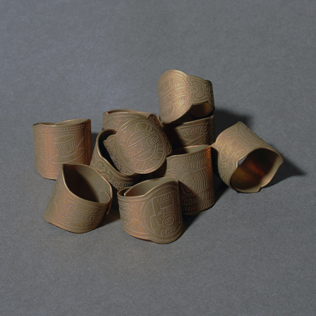 GLAD HAND/グラッドハンド「CIGAR TAG - RING / BRASS」真鍮製ドッグタグリング