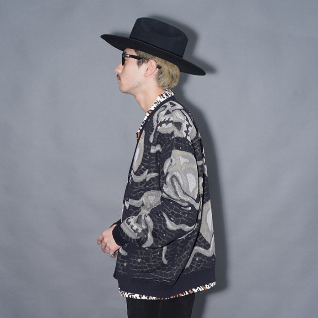 GSV6115 /「memento mori - CARDIGAN / BLACK」カーディガン