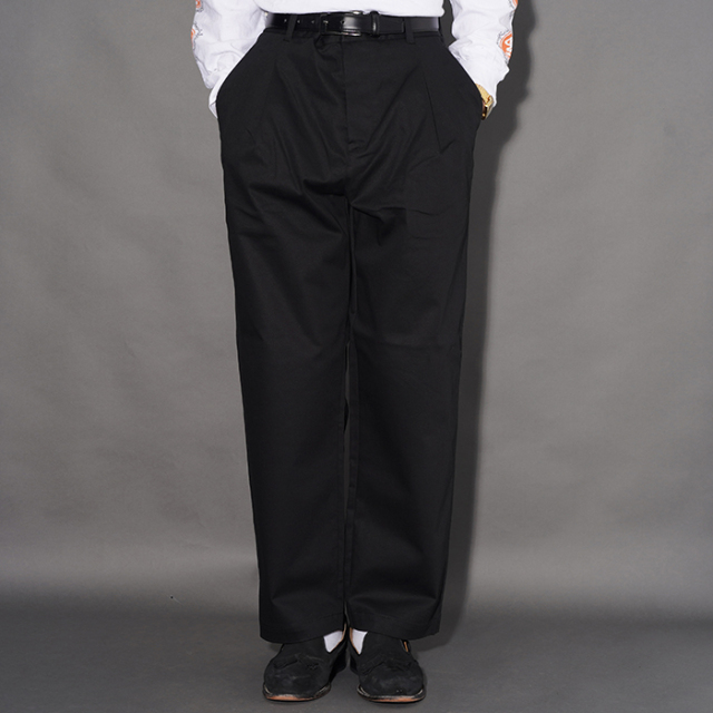WRD6124 /WEIRDO/ウィアード「WIND UP - TACK EASY PANTS / BLACK