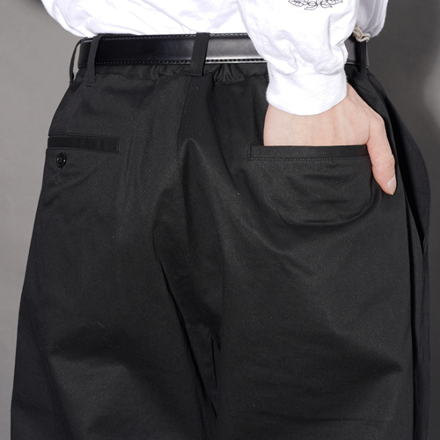 WRD6124 /WEIRDO/ウィアード「WIND UP - TACK EASY PANTS / BLACK