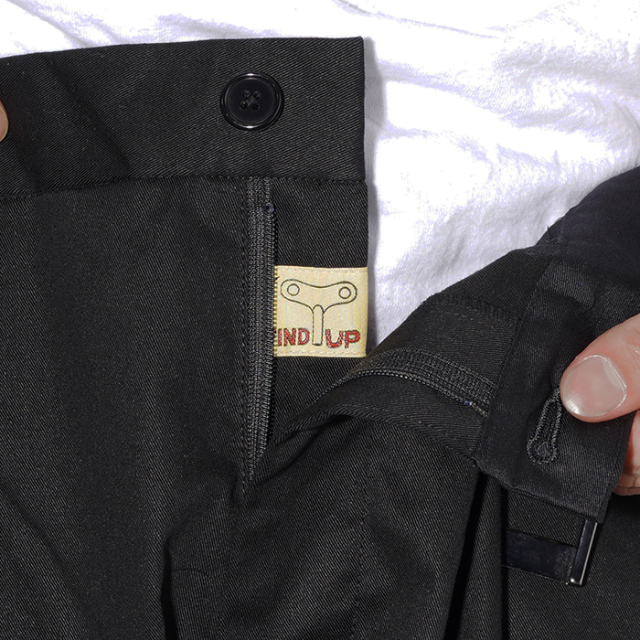 WRD6124 /WEIRDO/ウィアード「WIND UP - TACK EASY PANTS / BLACK