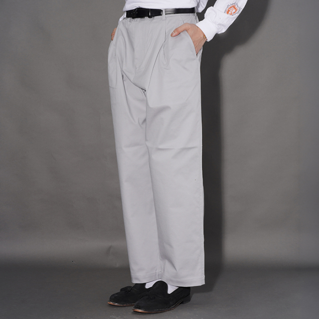 WEIRDO/ウィアード「WIND UP - TACK EASY PANTS / GRAY」タックイージーパンツ