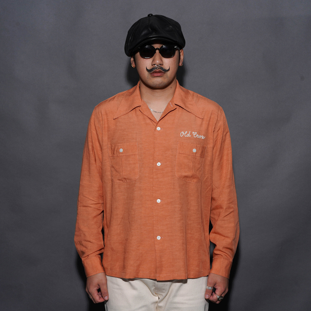 OC6106 /「MC SERVICEMAN - L/S WORK SHIRTS / PINK」L/Sワークシャツ