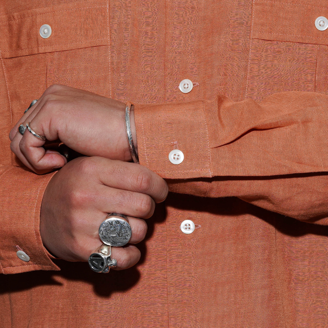 OC6106 /「MC SERVICEMAN - L/S WORK SHIRTS / PINK」L/Sワークシャツ