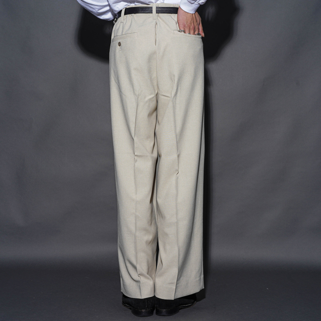 GSV6127 /「LOCOS - TROUSERS / BEIGE」ワイドトラウザー