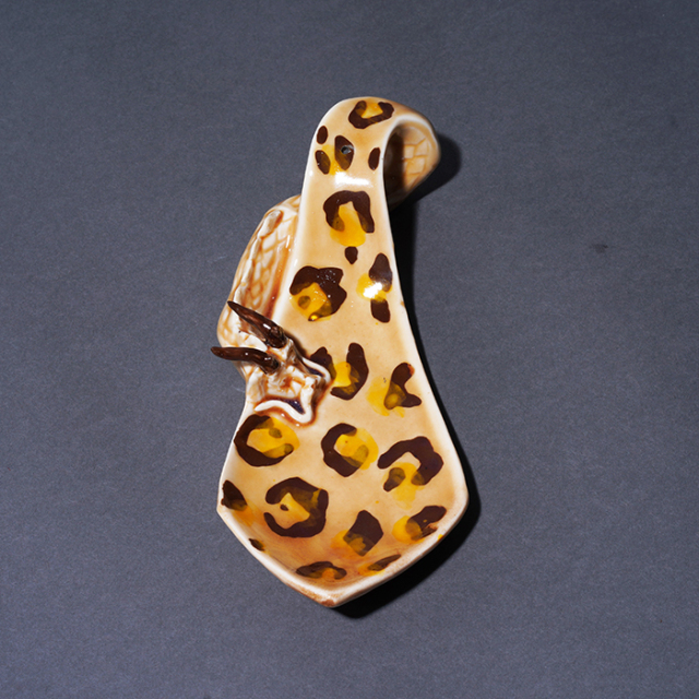 blackboots ceramics 骸骨　お香立て　アメリカンワナビー BLACKBOOTS CERAMICS×AMERICAN WANNABE /「LEOPARD DRAGON TIE
