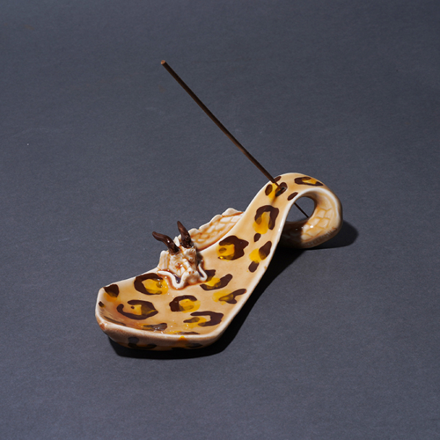 BLACKBOOTS CERAMICS×AMERICAN WANNABE /「LEOPARD DRAGON TIE