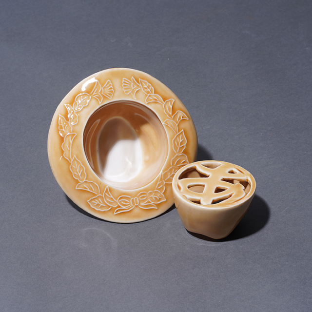 BLACKBOOTS CERAMICS×AMERICAN WANNABE /「TRADE MARK HAT ASHTRAY」 灰皿