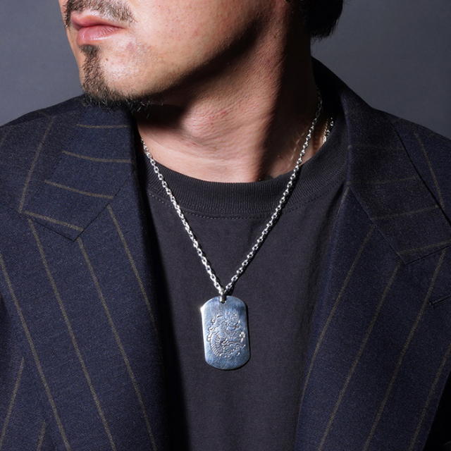 AMERICAN WANNABE/アメリカンワナビー「3rd LOGO DogTag Necklace