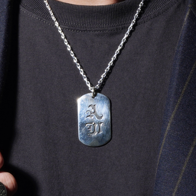 AMERICAN WANNABE/アメリカンワナビー「3rd LOGO DogTag Necklace AMERICAN WANNABE/アメリカンワナビー「3rd LOGO DogTag Necklace