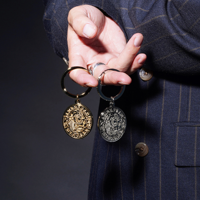 AWA-250702 /「 3rd LOGO Round KeyRing」3rdロゴキーリング