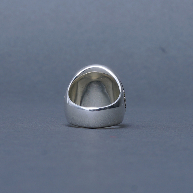 AMERICAN WANNABE/アメリカンワナビー「3rd LOGO Signet RING / SILVER